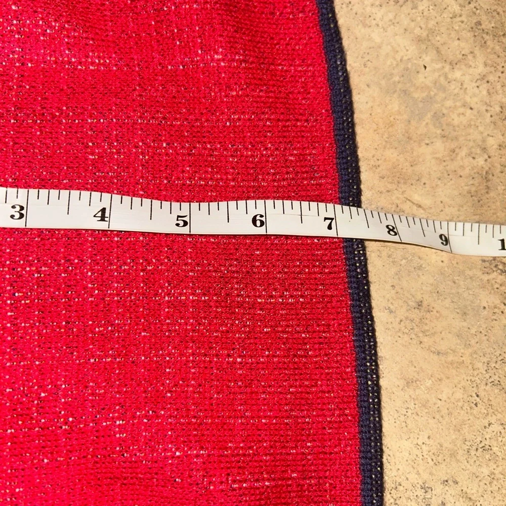 New York Red Bulls Soccer Scarf - red/navy branded fringed